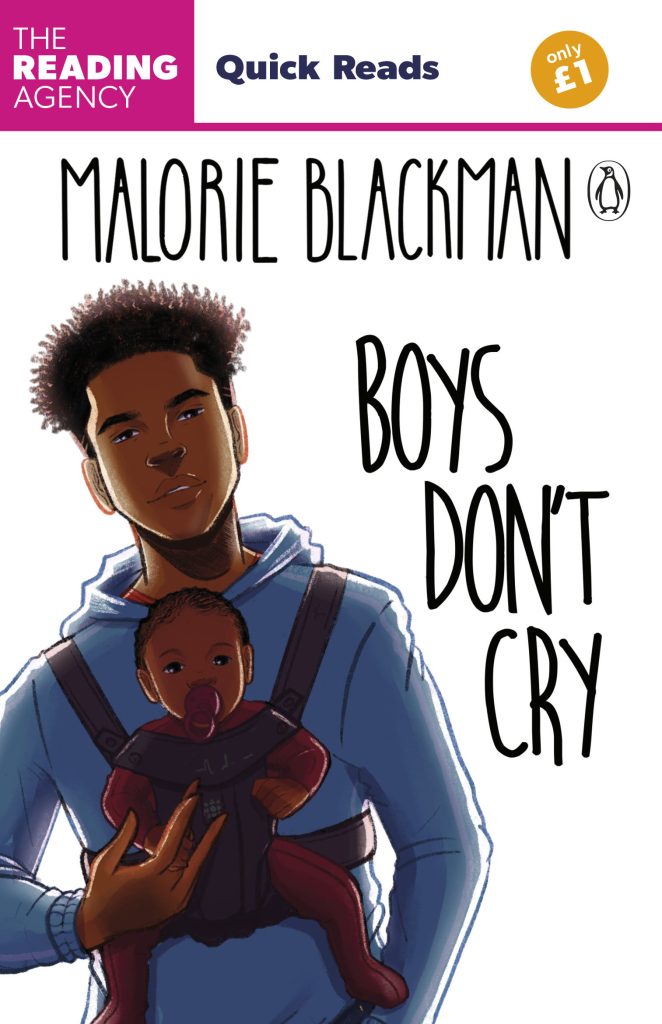 Book cover of Boys Don't Cry by Malorie Blackman